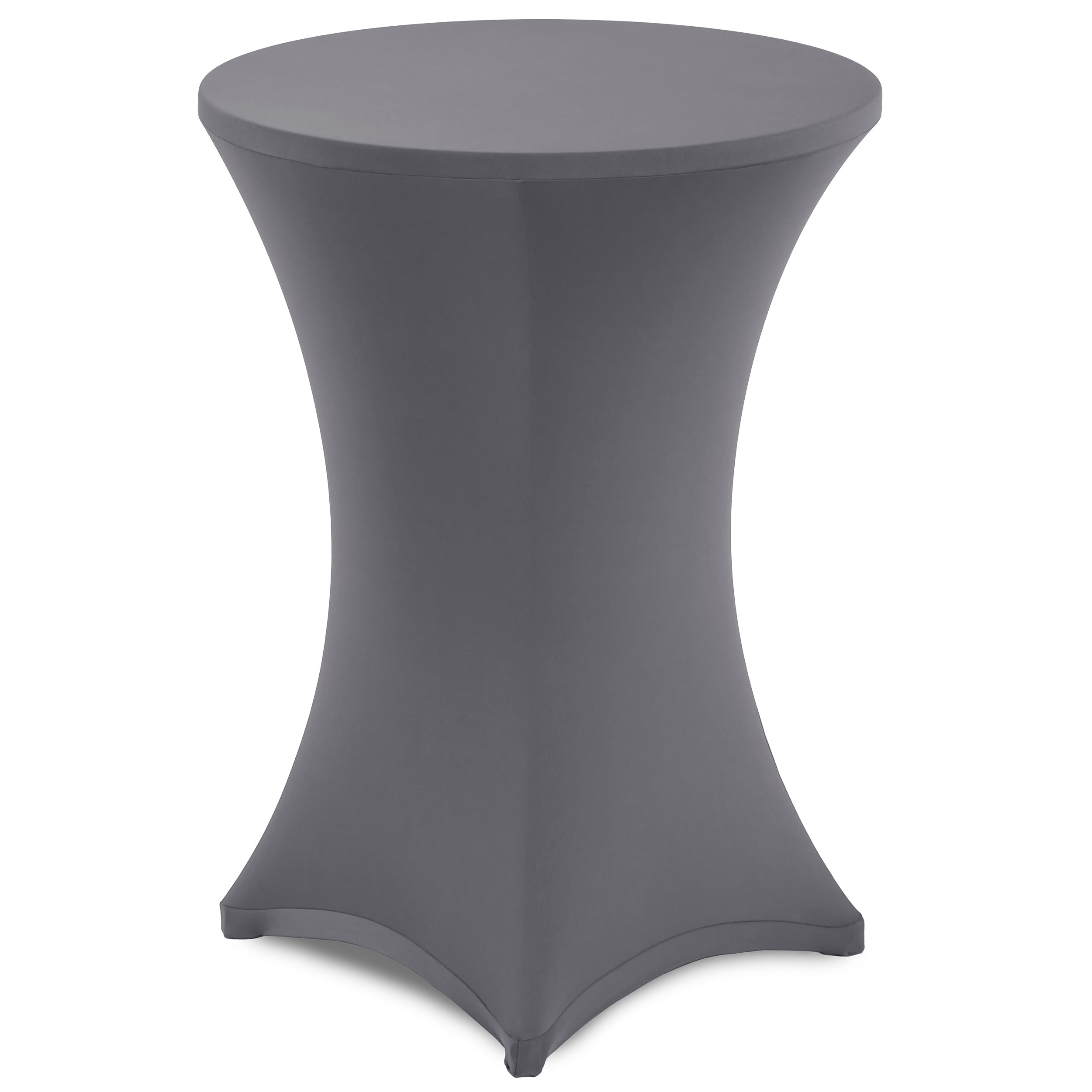 Gräfenstayn Diana Housse pour Table Haute de Bistro Stretch Spandex Ø 60 cm Anthracite