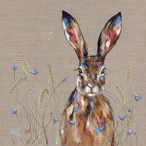 Impresión de Louise Luton pintura de liebre Artko lienzo premium