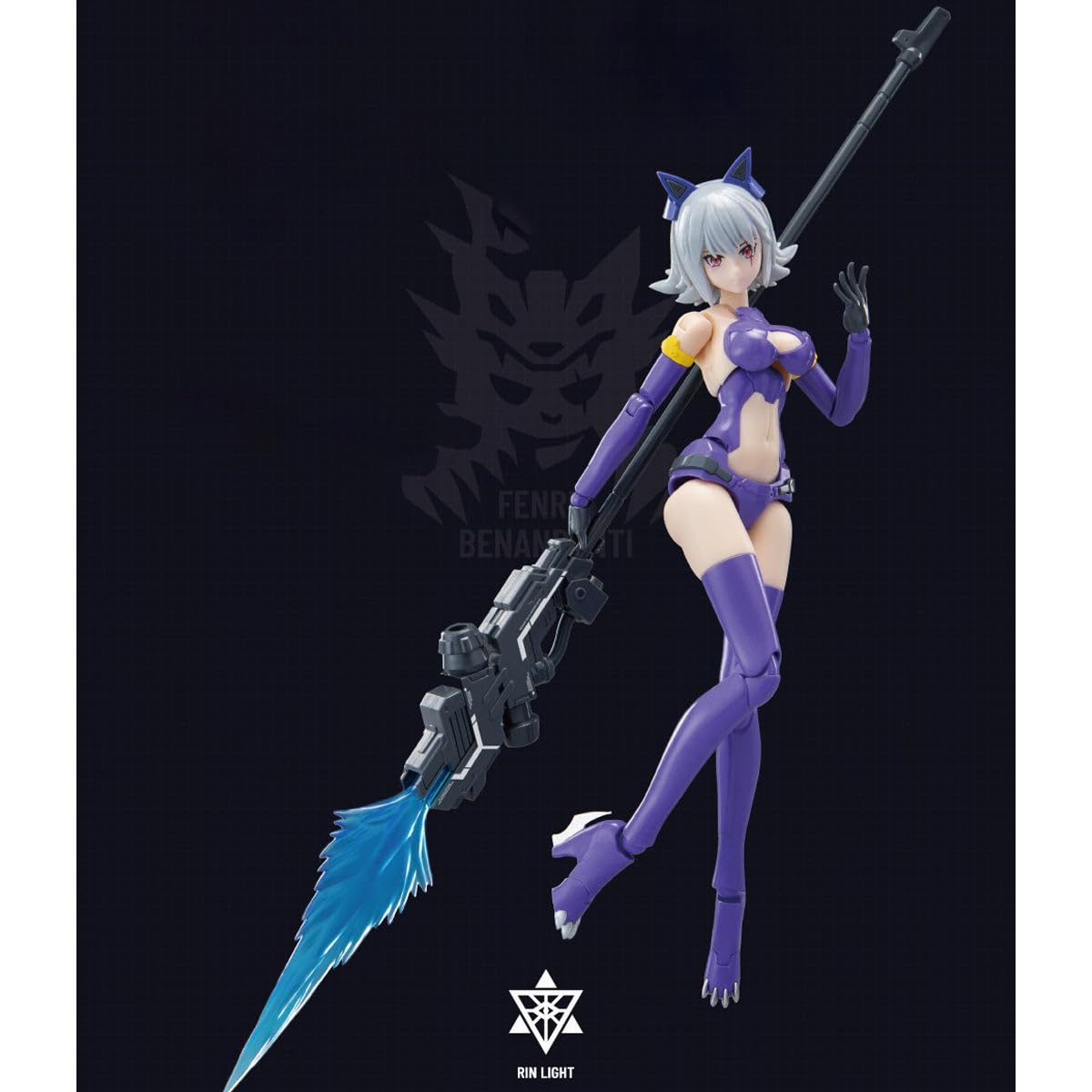 HIPLAY Eastern Model FENRIR Mecha Girl Wolf Girl Model Kit 1/12 Skali