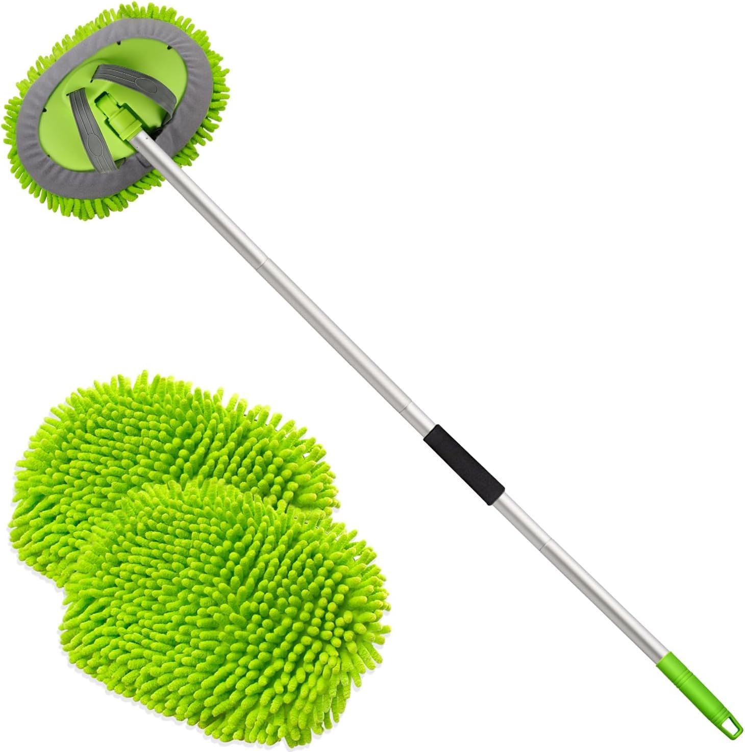 Woniyal Car Dust Mop for Mitsubishi Colt Ⅵ(Z30) 2008-2012, with Extendable Long Handle Microfiber Exterior Scratch-Free Cleaning Brush Wax Duster Tool Accessory