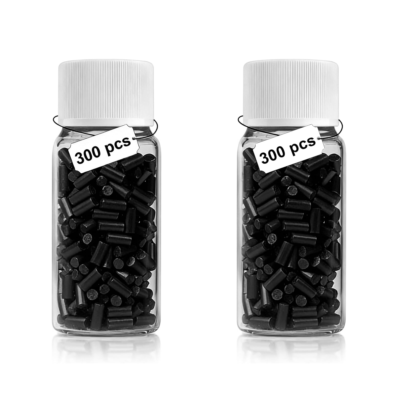 600 Piezas Pedernal Mechero con Botella de Almacenamiento, 2,2 mm Pedernales Universales para Encendedores, Negro Piedras para Mechero, para Zippo y para Clipper Encendedores