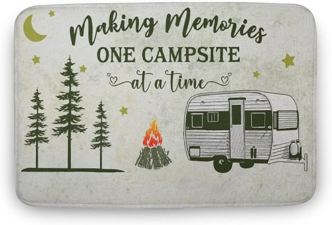 Allijune Making Memories One Campsite at A time Doormat