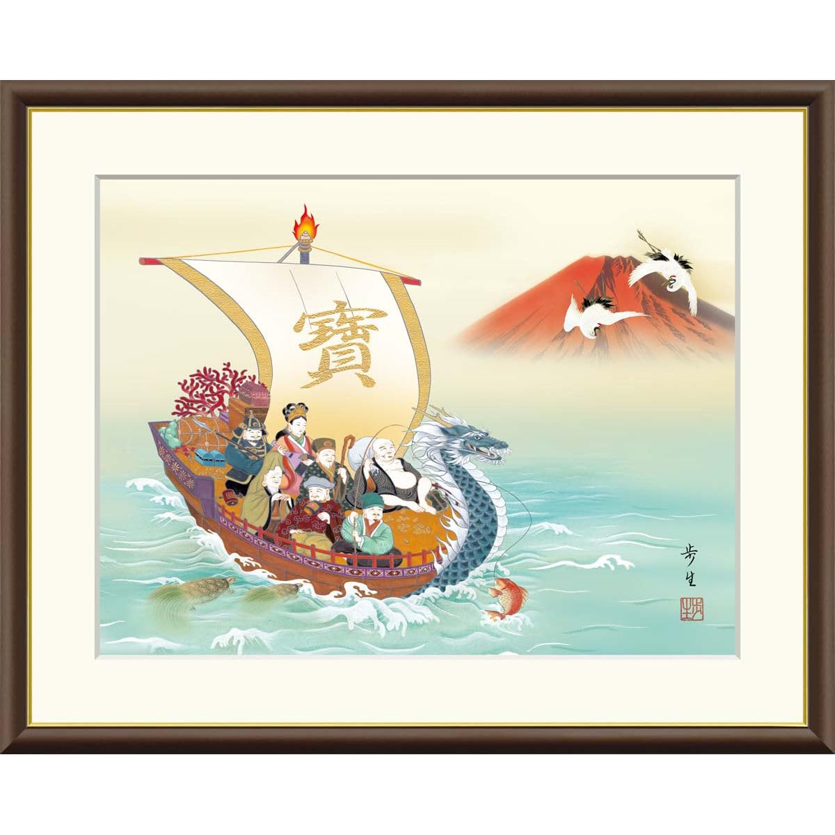 富士山と漁船の版画作品 富士山と漁船の版画作品 What makes 'Thirty