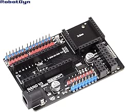 RobotDyn - Nano V3.0 I/O & Wireless Shield, for Arduino Nano V3 pinout - coolthings.us
