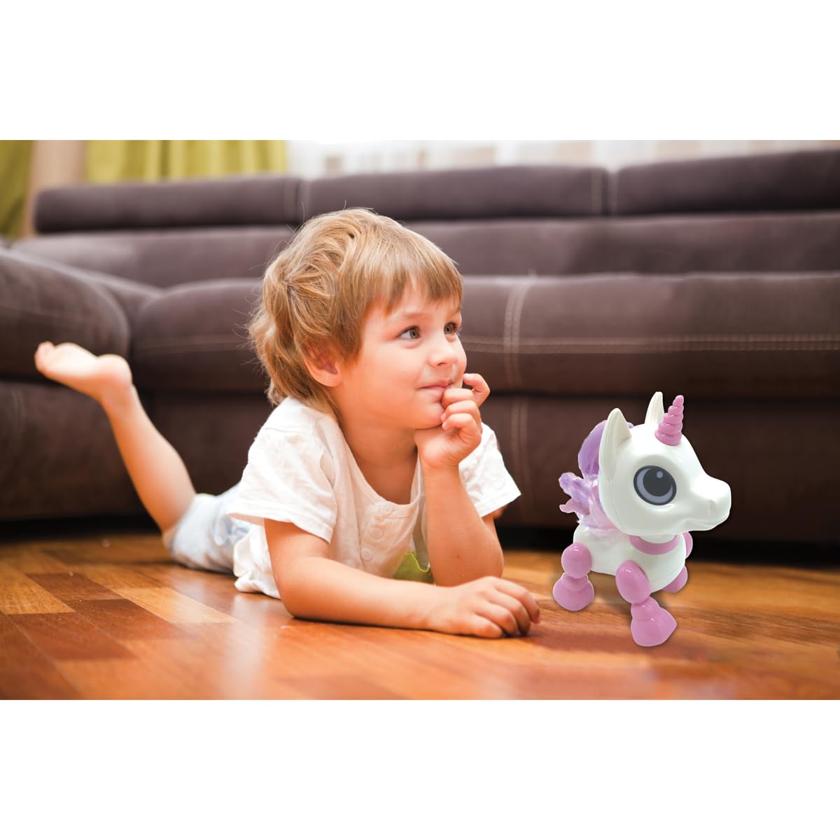 LEXIBOOK, My Little Robot Unicorn - Robot Unicorn with sounds, music, light effects, voice repeat and sound reaction, ROB02UNILXB - Image 4