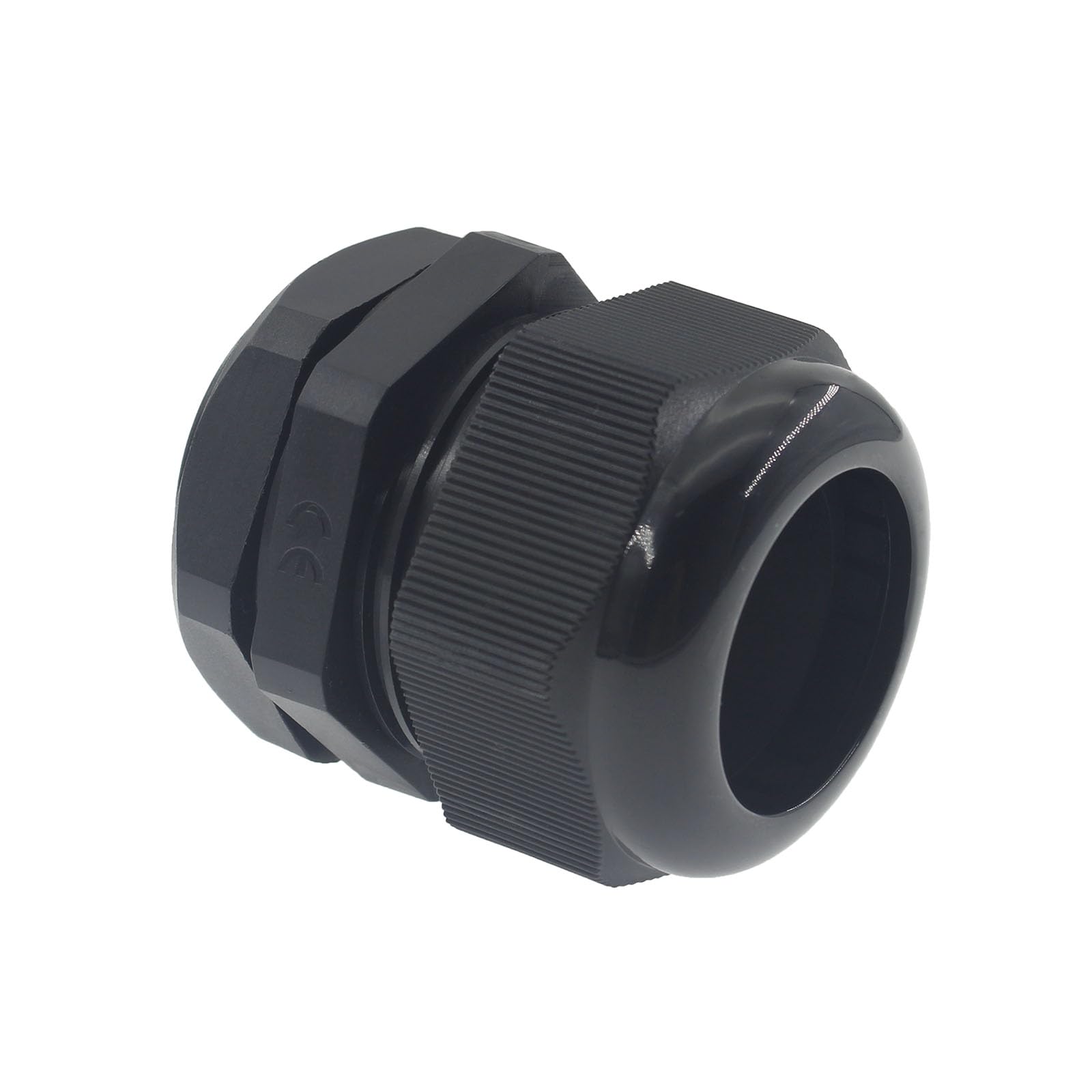 Presa per cavo in nylon NPT da 2,5 cm, 20 pezzi, impermeabile, con pressacavo regolabile, connettore IP68, certificazione CE ROHS, gamma di cavi 18-25, nero