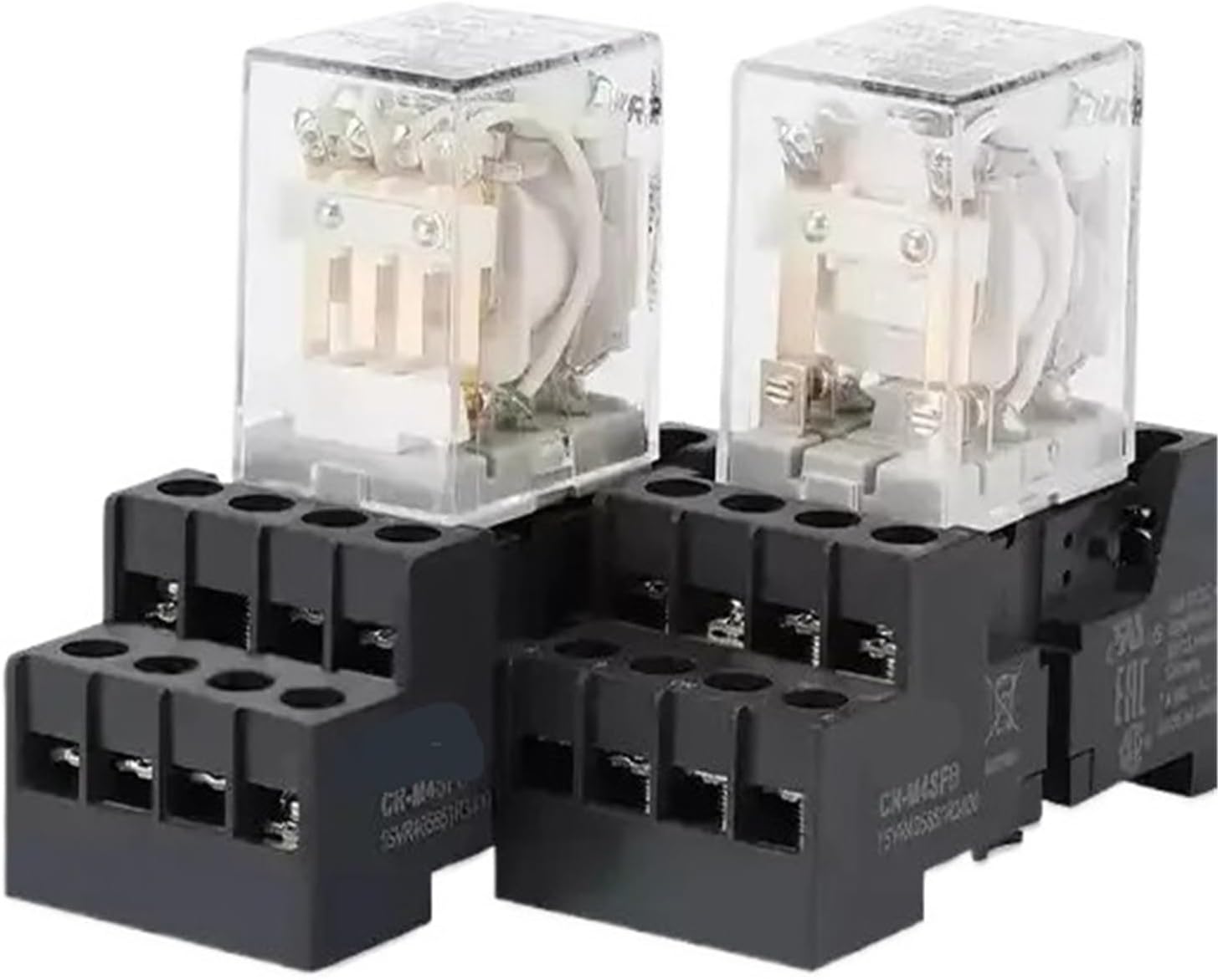 1Pcs CR-MX Series Intermediate Small Relay CR-MR024AC/DC2L/4L CR-MX230AC2L/4L CR-M2/4SFB/FBN(CR-MX024DC2L DC24V) Controls Relays