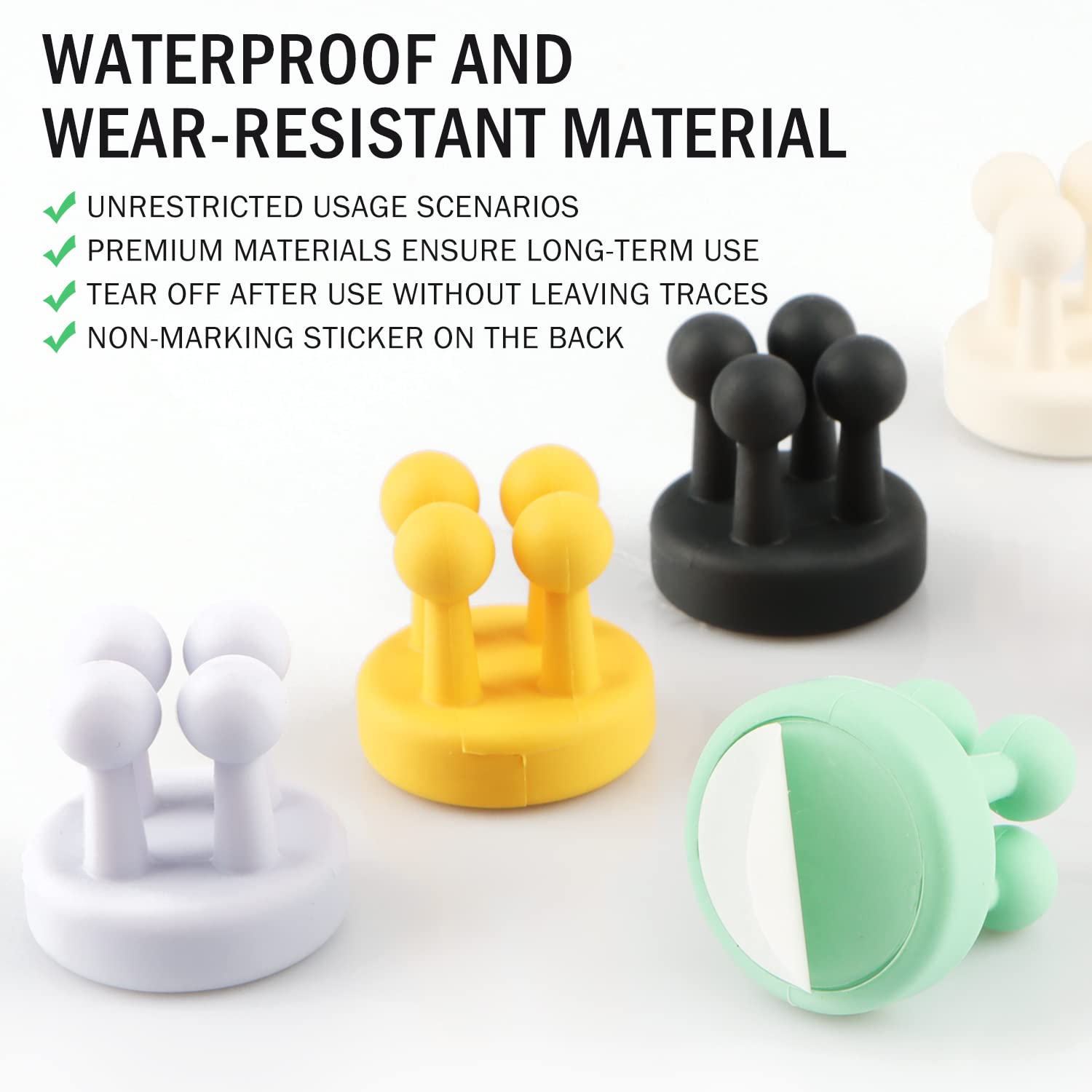 8 Stück Zahnbürstenhalter Aus Silikon - Selbstklebend & Wasserdicht