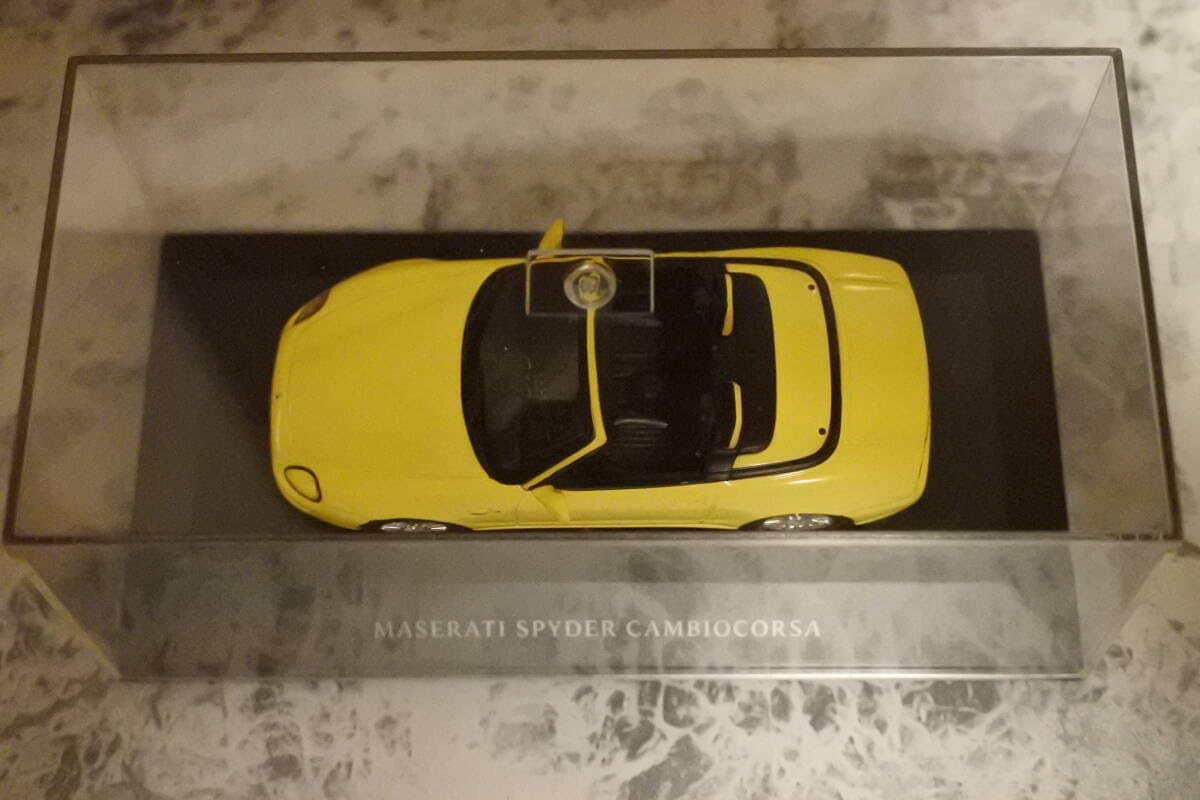 マセラティ スパイダー カンビオコルサ ディーラー特注品 1/43 黄色