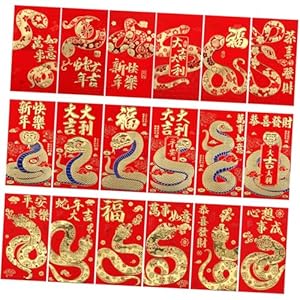 Homoyoyo 18 Stk. Schlange Rote Umschläge