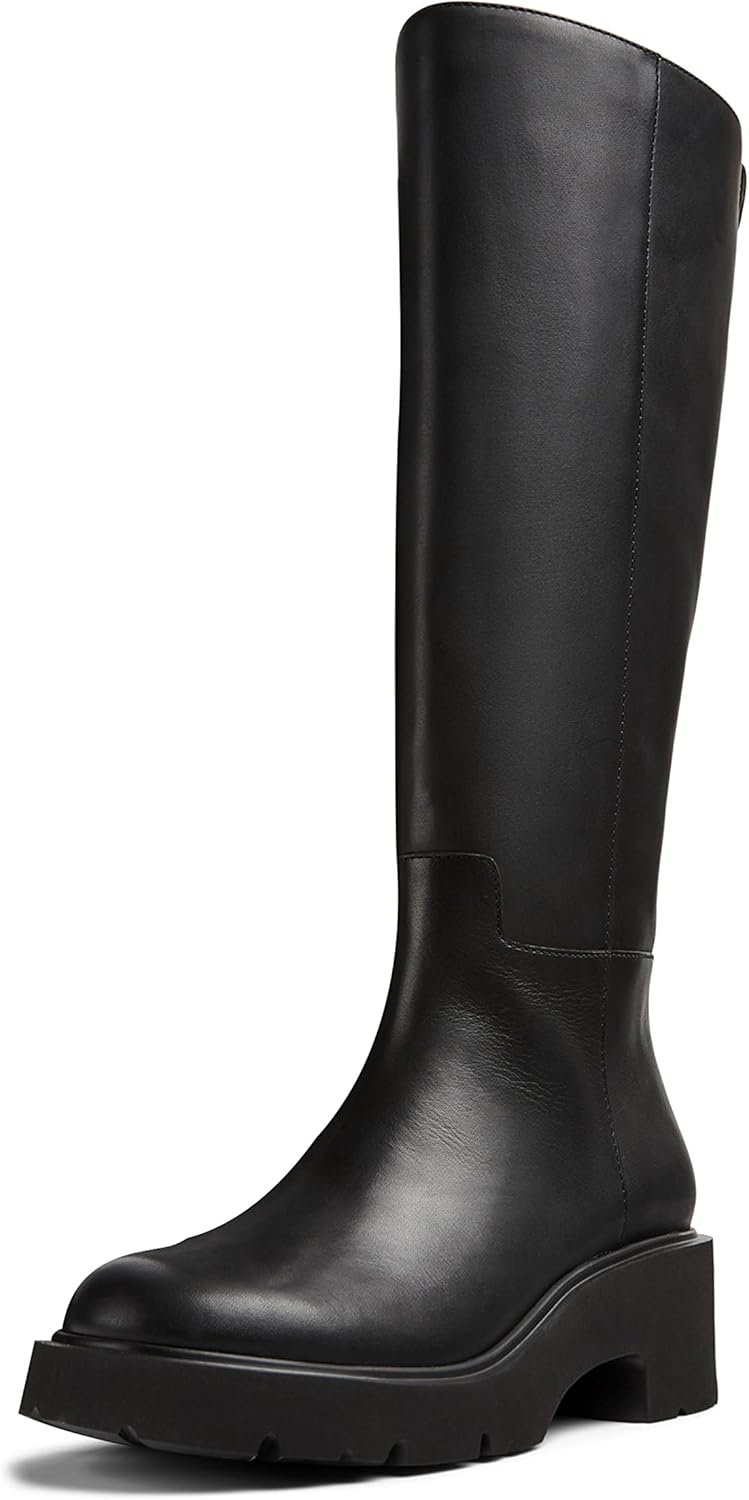 Camper Women's Modern Mid Calf Boot, Black, 7.5
