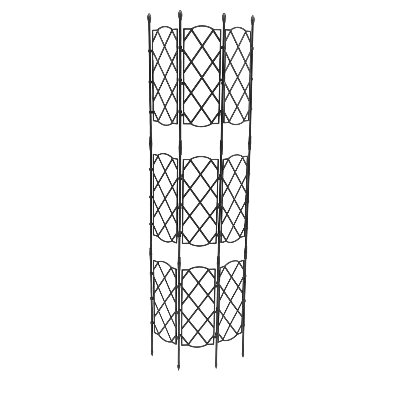 Structure durable pour cour et support de plantes grimpantes