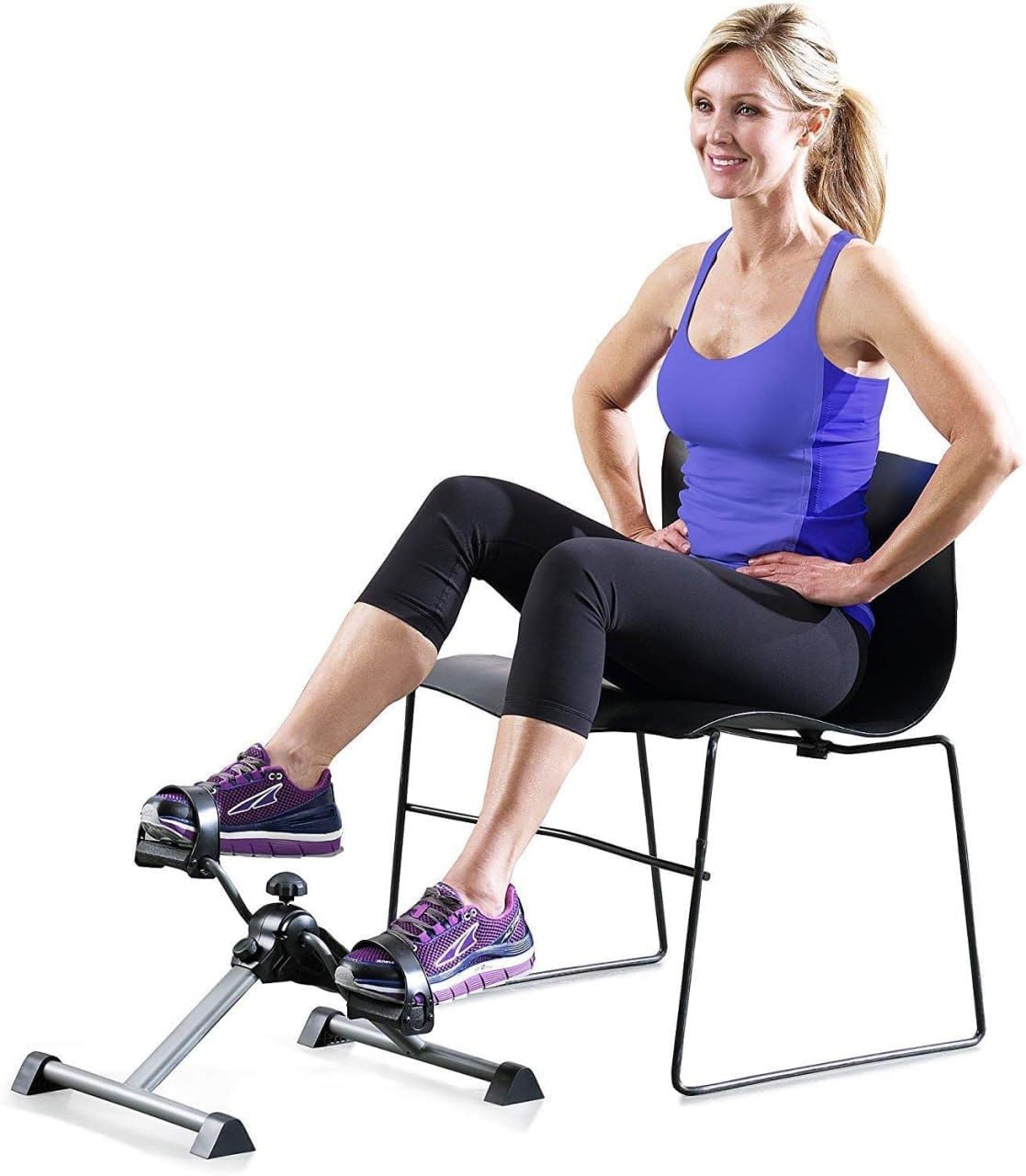 TAKSH ENTERPRISE Foldable Mini Fitness Cycle with Pedal Exerciser Bike Gym Machine with Digital Display Meter for Weight Loss at Home Gym Total Body Exerciser-image-40