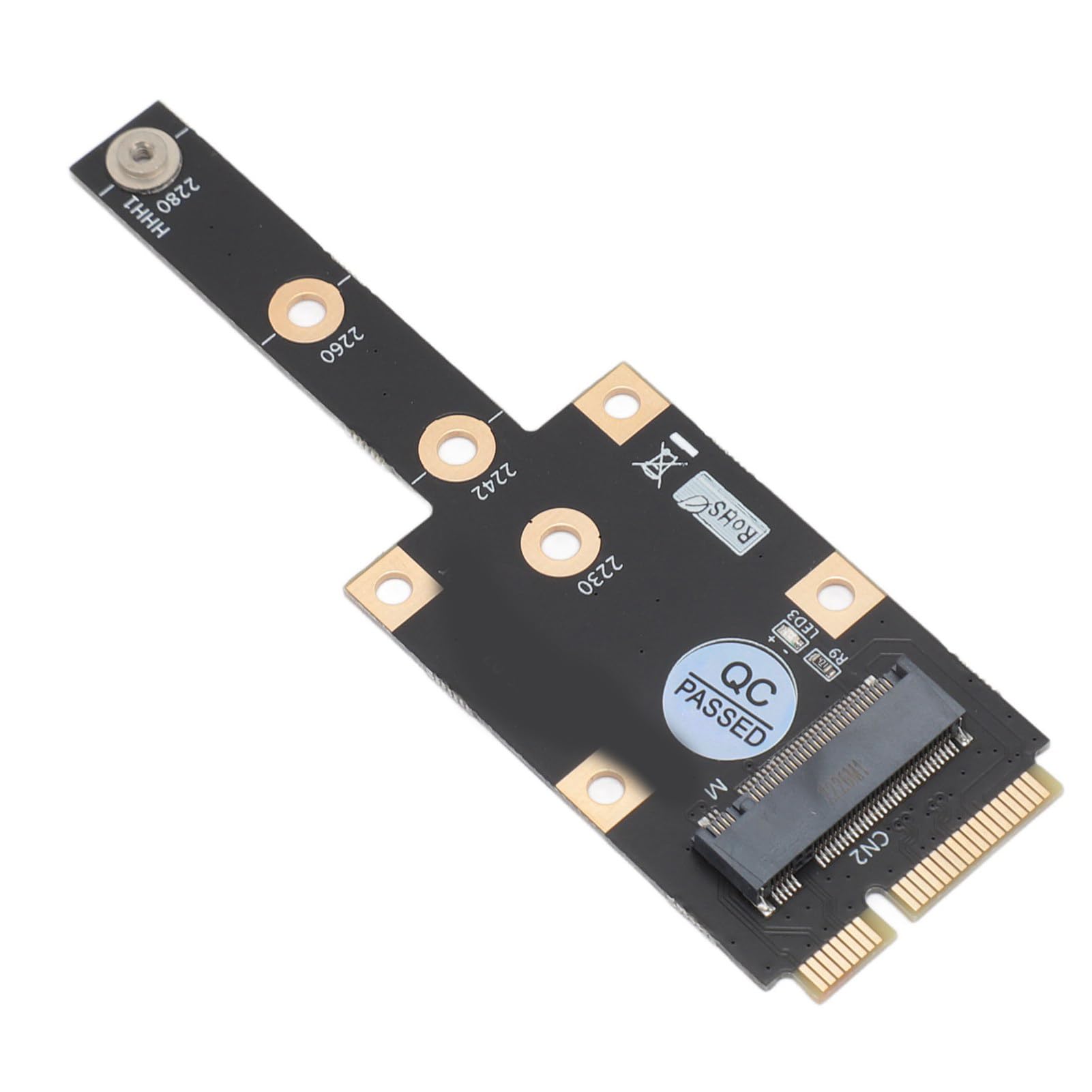 Mini PCIe to M.2 M Key Adapter, .2 NGFF NVMe SSD Converter for 2230/2242/2260/2280 SSDs