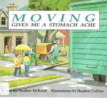 Paperback Moving Gives Me a Stomache Ache Book