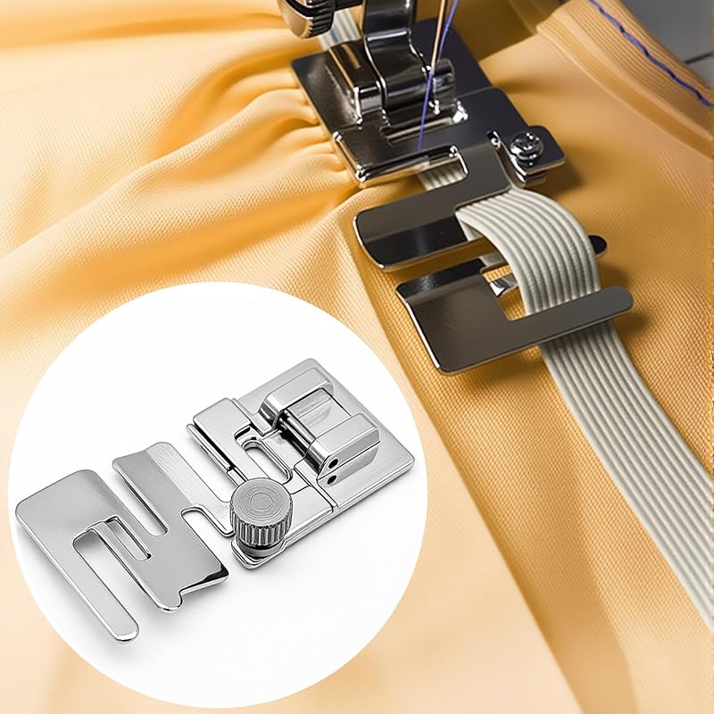 Pie para máquina de coser para tela elástica Snap On miniatura 7