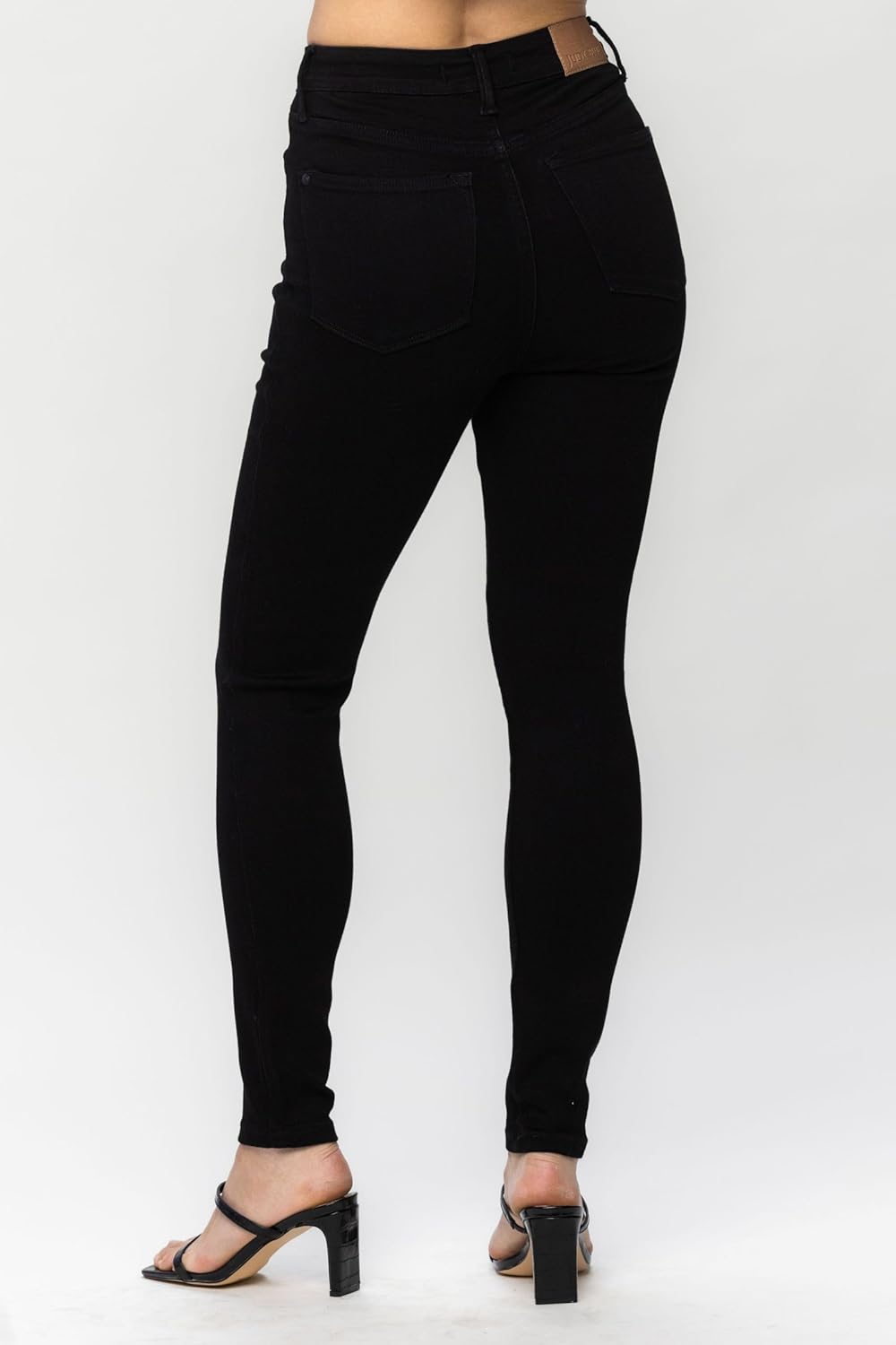 High Waist Tummy Control Classic Skinny Jeans for Women - Stretch Denim Pants 88757