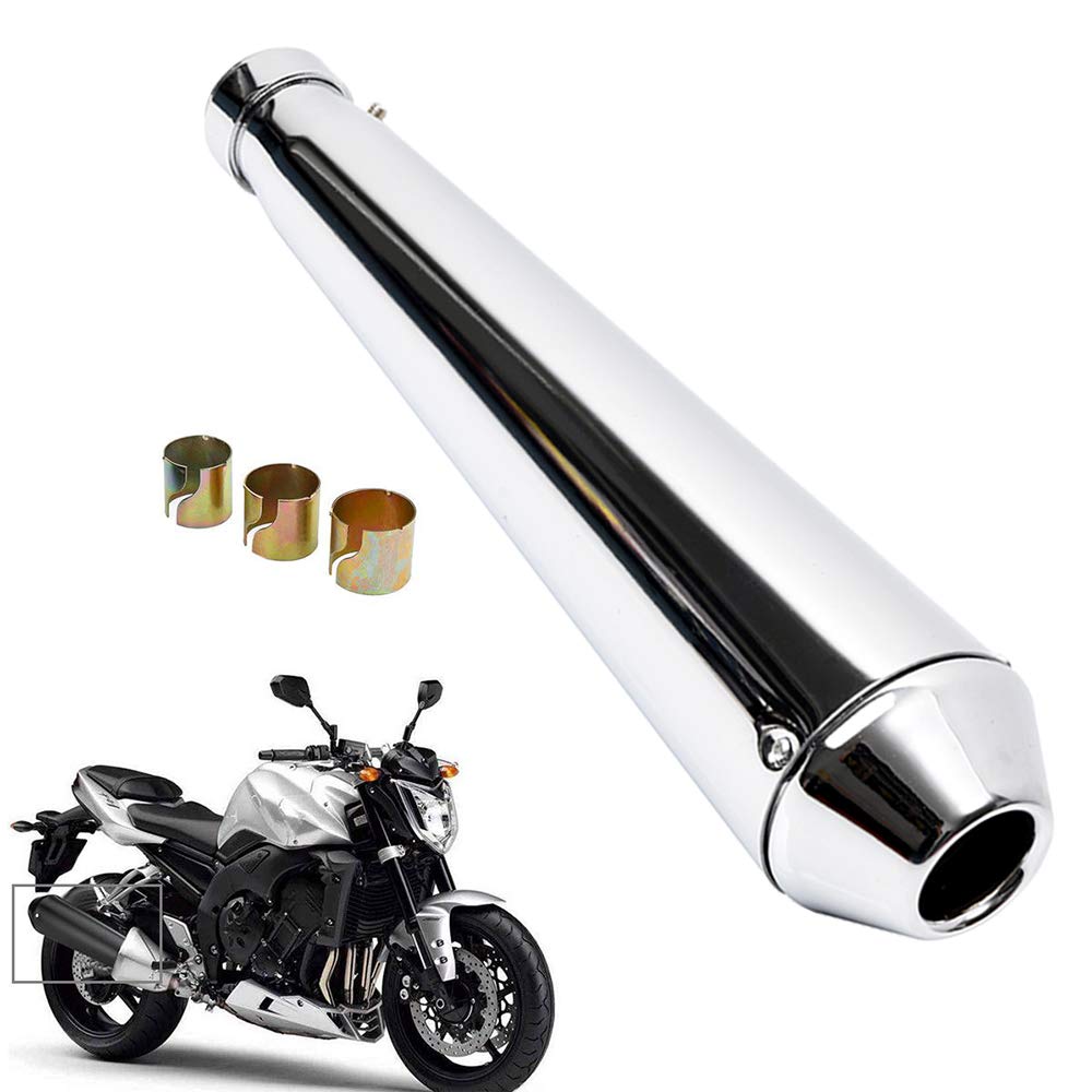 Amazon | liuzhuo ハレ スリップオンマフラー バイクサイレンサー 38mm