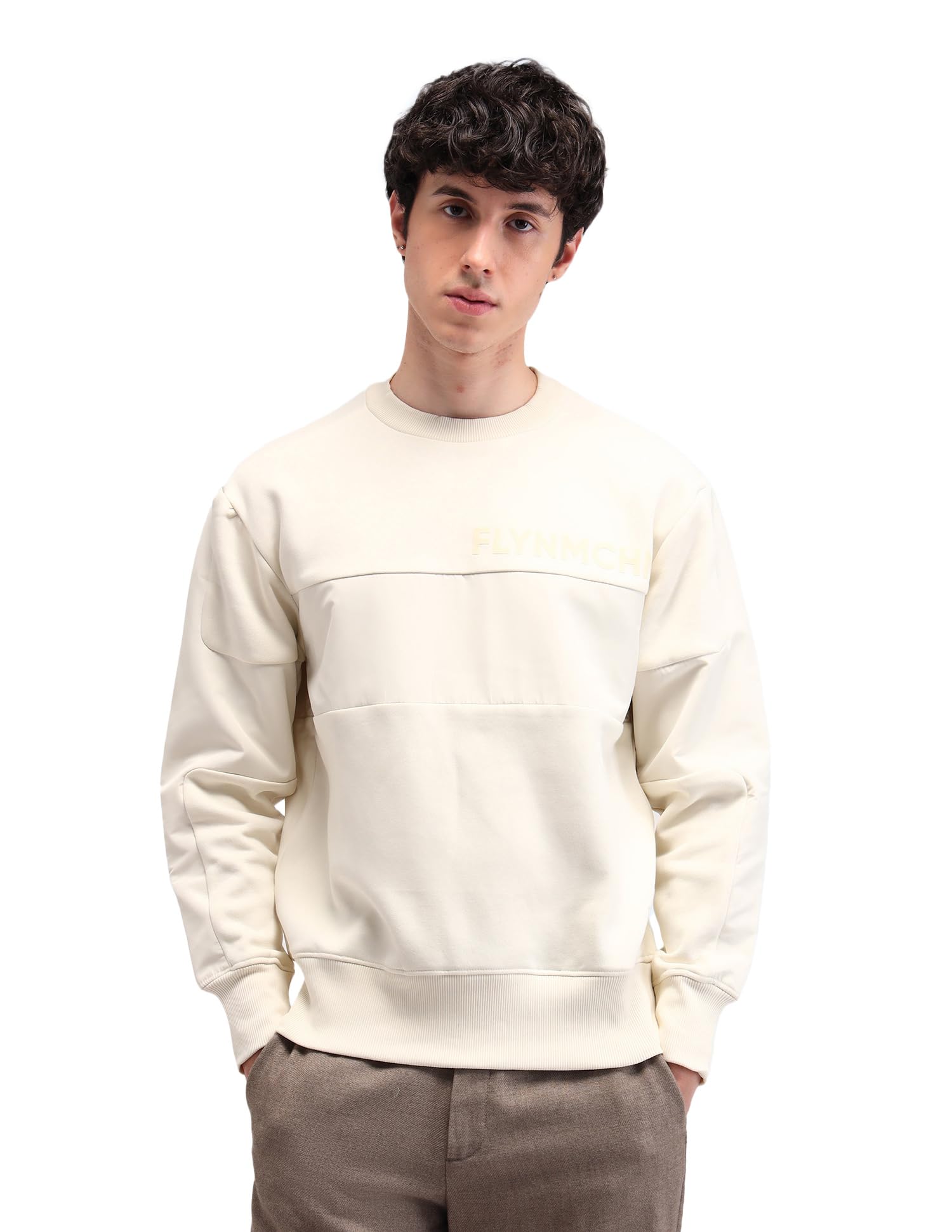 flying machine Men's Relaxed Fit Sweatshirt| Solid-picture-46