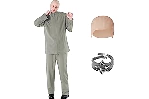 Dr. Evil Movie Villain Costume for Men