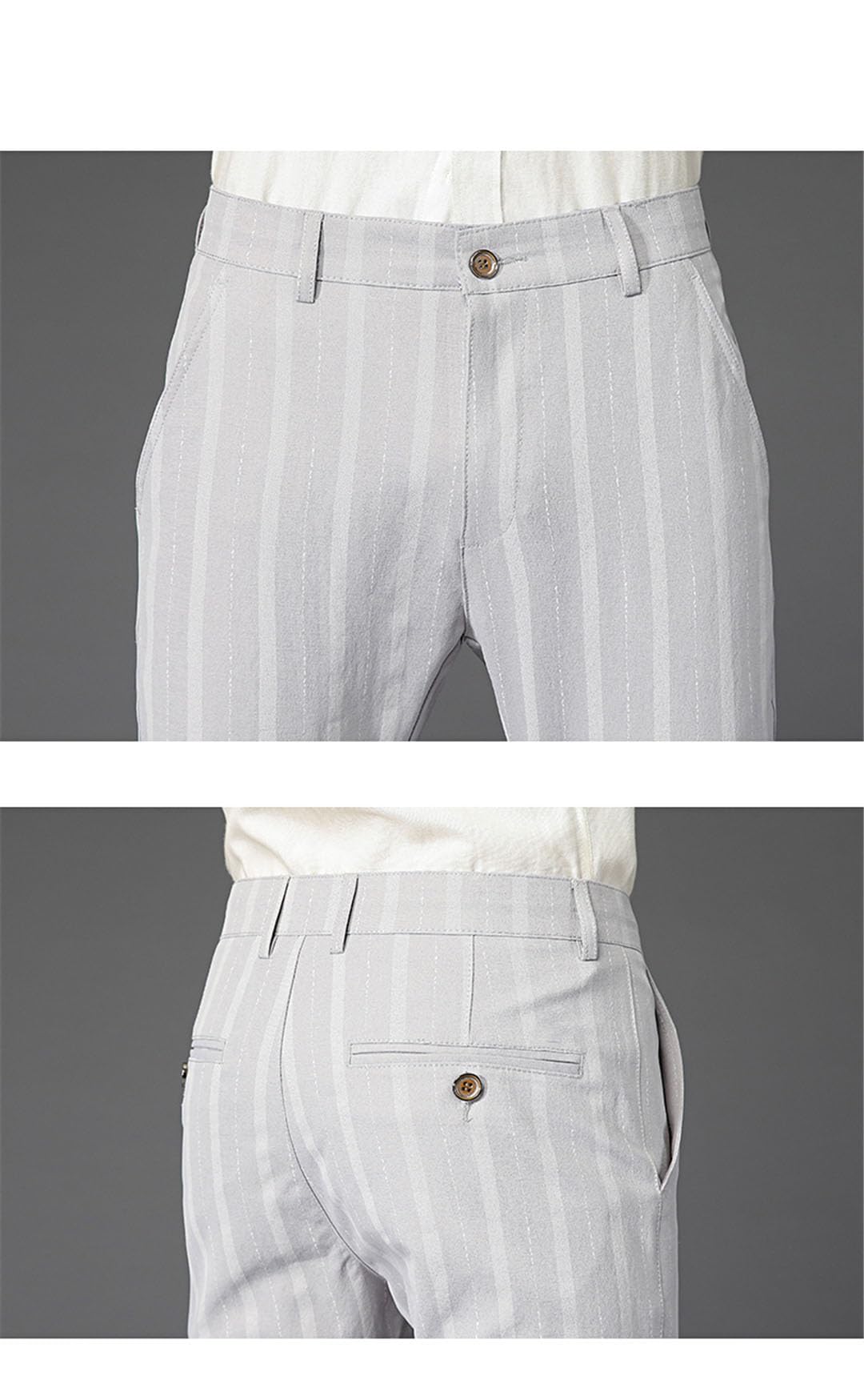 Vogrtcc Pantalone da Uomo da Uomo d'Affari Estivo da Uomo