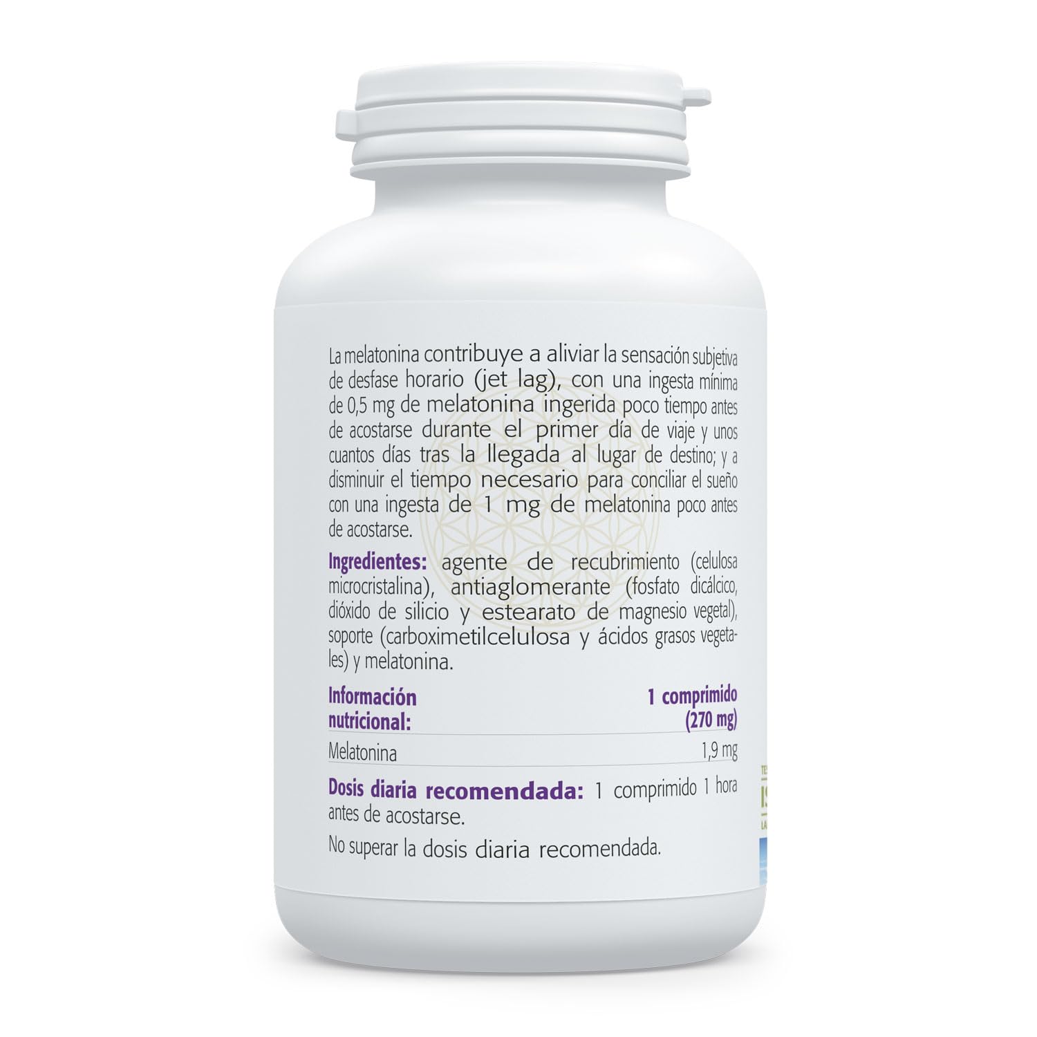 Mélatonine 1,9 mg 60 comprimés (Pack 3 u.)