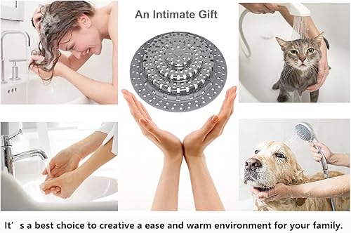 Miniatura 6 de XAJOON Bathtub Drain Hair CatcherBathtub Protector Suitable for Bathroom Bathtub Pop-Up Drains and Bathroom Sink Patented Product