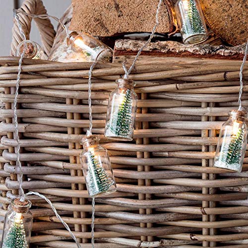 2M 20 LED Licht Weihnachtsbaum Lichterkette Weihnachtsdeko (Ohne Batterie) Cover