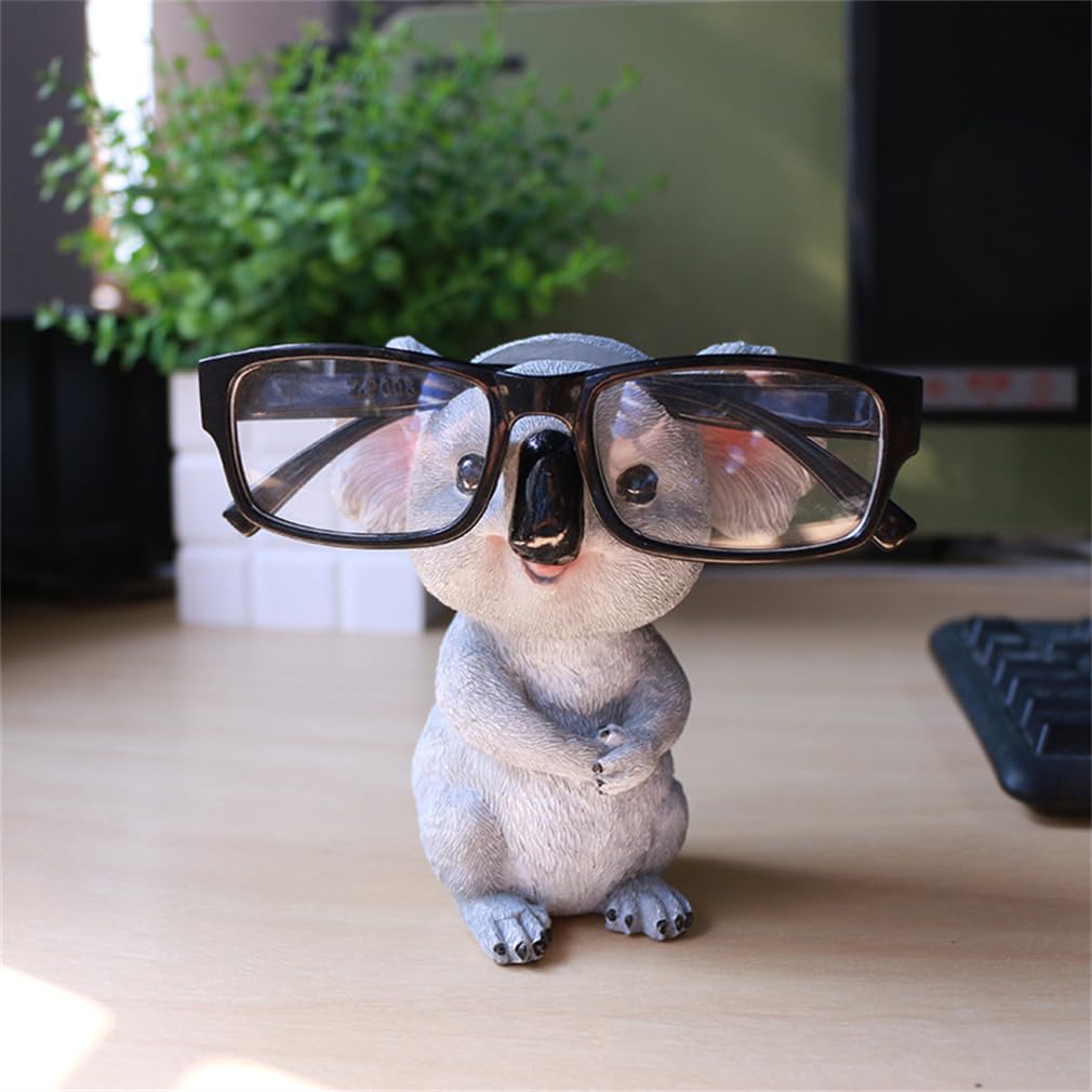 RURUOGUK Koala Glasses Stand Holder Cute Eyeglass Display Stand Creative Spectacle Holder for Women Men Home Office Ornament - Image 2
