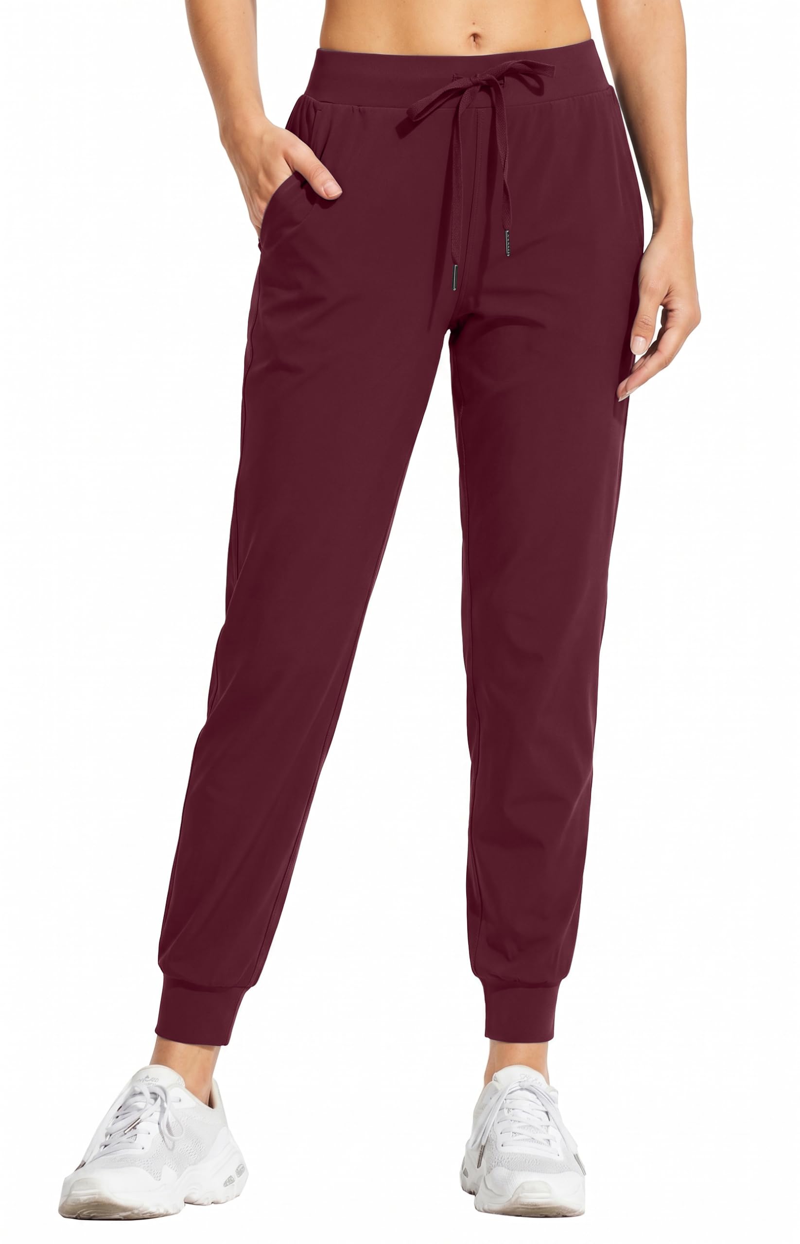 Pantaloni da jogging da donna, leggeri, traspiranti, sportivi, lunghi