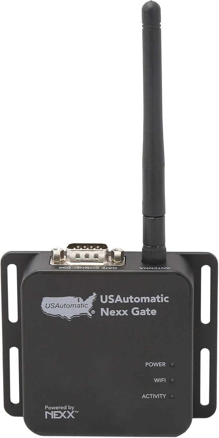 สูงสุด view of USAutomatic Nexx Gate WiFi Controller with antenna attached