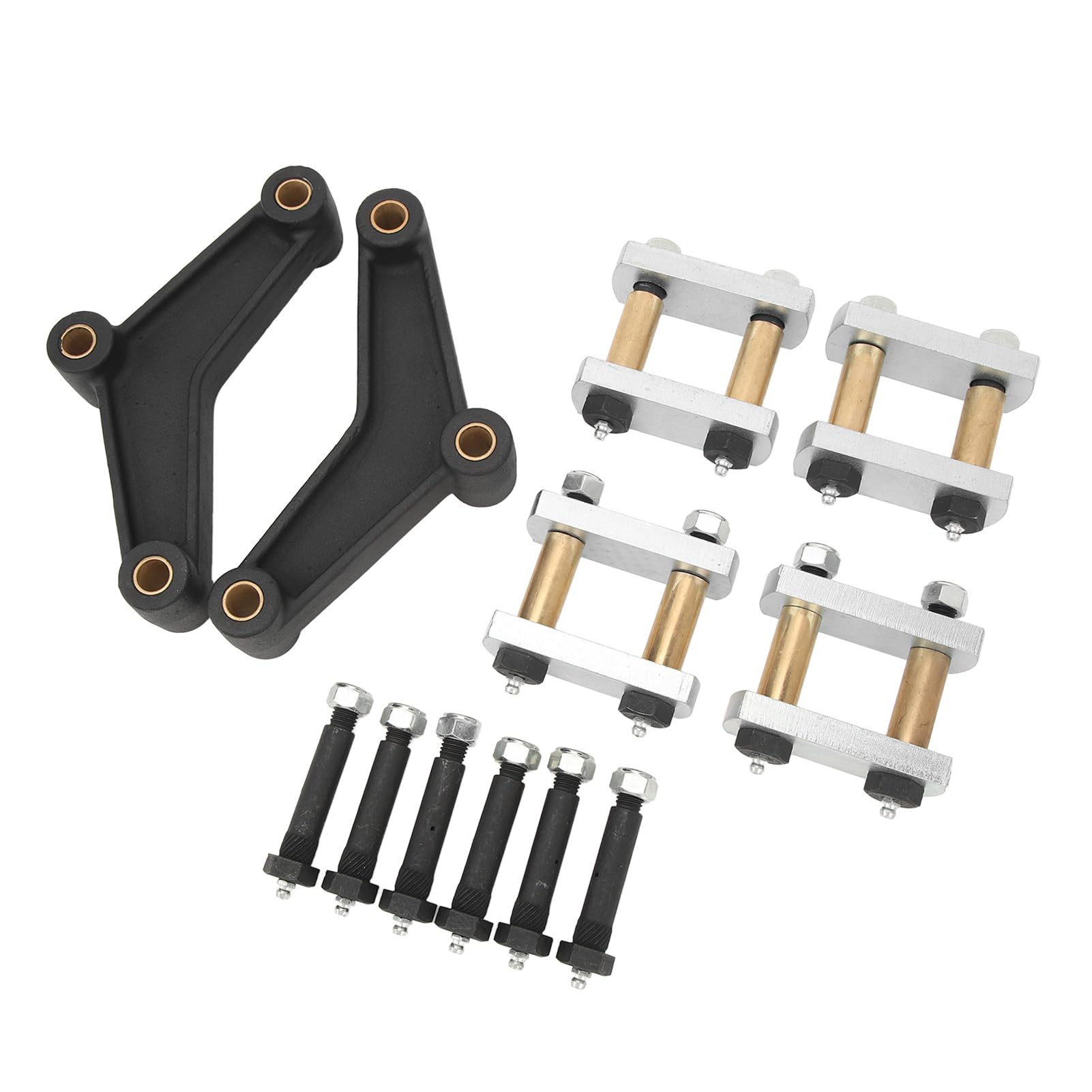 Zestaw Zawieszenia Przyczepy, Wytrzymała Metalowa Sprężyna Osi do Osi Tandemowych 1-3/4 Cala (2,25 cala)