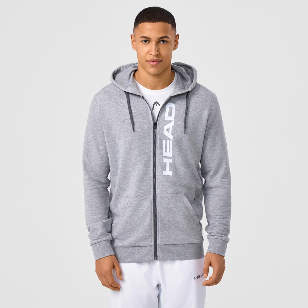HEAD Club Original Hoodie FZ Men Sudadera con Capucha Hombre (Pack de 1)