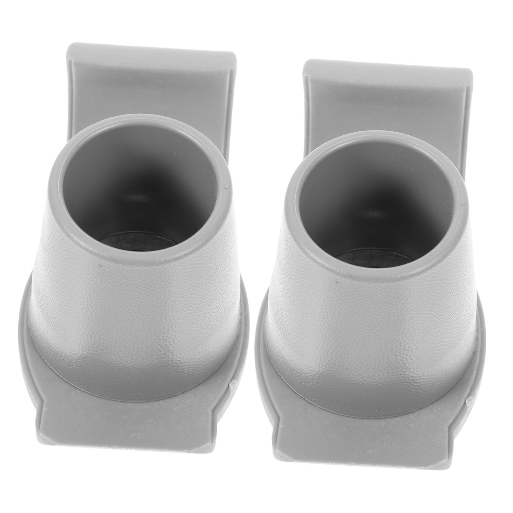 BEBEMOKO 2pcs Non-Slip Sled Foot Mat Rolling Walker Accessories Folding Crutches Crutch Accessory Climbing Cane Foot Cover Cane Rubber Tips Replacement Crutches Pads Walker Tips Grey