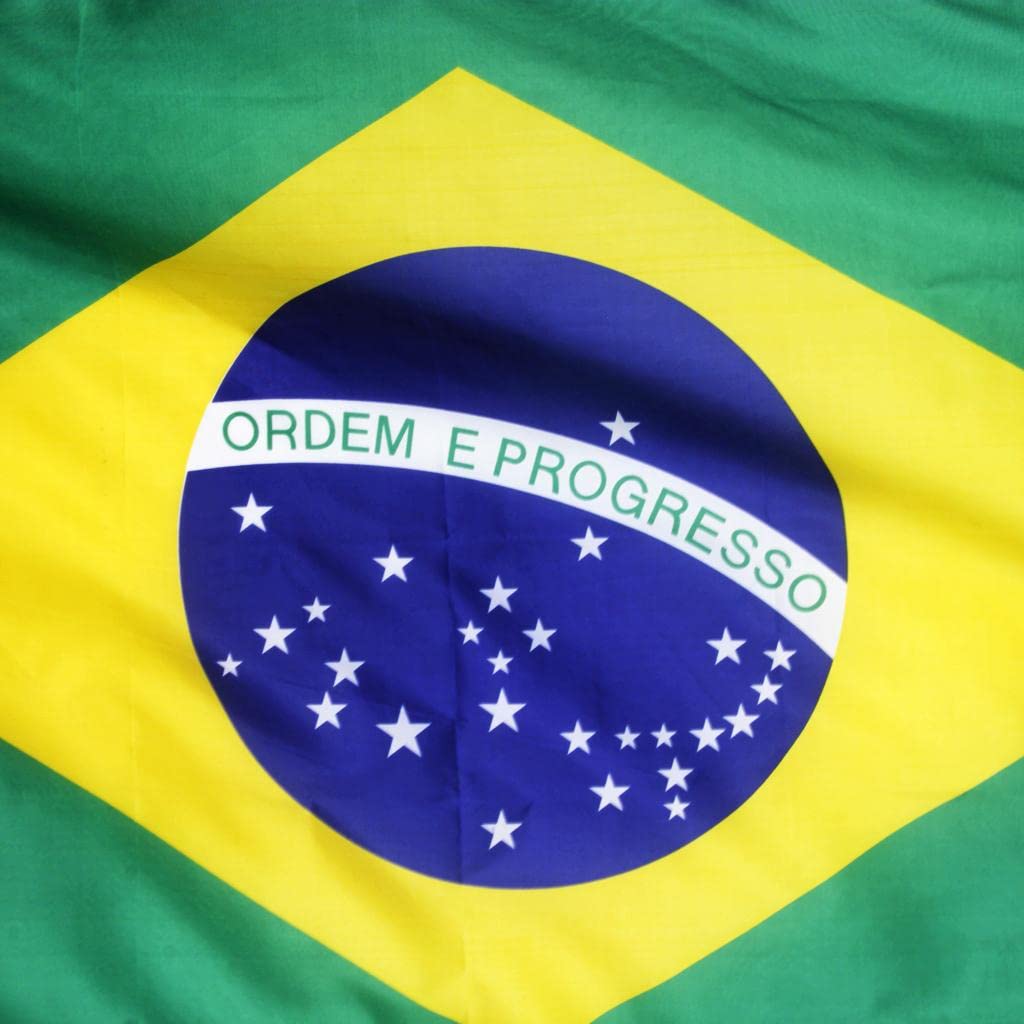 Club Bollywood®Large Brazil National Flag Brazilian Football 150 * 90Cm / 5 * 3Ft| | Historical Memorabilia |• | 1 X Brazil National-image-14