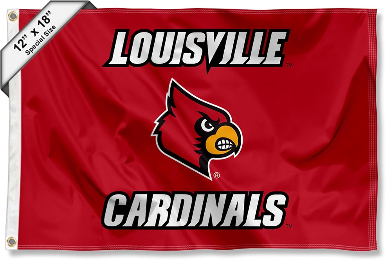 Louisville Cardinals Boat and Golf Cart Flag