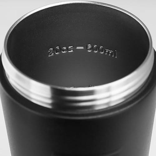 Miniatura 3 de 5% Nutrition Rich Piana Ice Shaker con logotipo en relieve, aislado al vacío para calor y frío, construcción duradera de acero inoxidable, 26 onzas