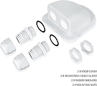 Vista 3 de 7 soportes de montaje de panel solar de acrilonitrilo butadieno estireno (ABS), soporte de esquina sin taladro solar para RV, barcos, autocaravanas