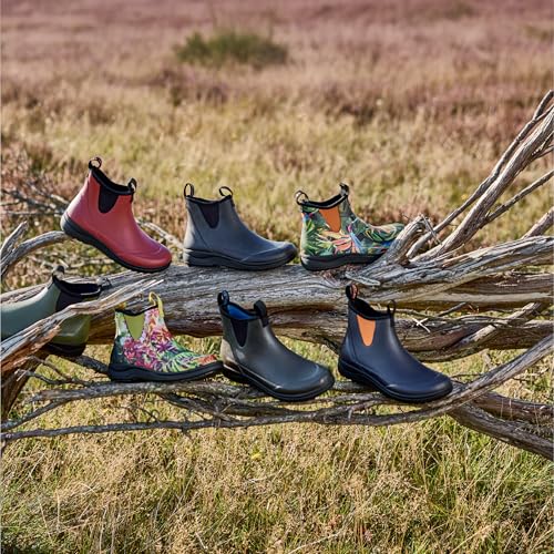 Green Comfort Gummistiefel Damen Halbhoch 40 | Wasserdicht Gummistiefel Damen Kurz für Outdoor und Garten