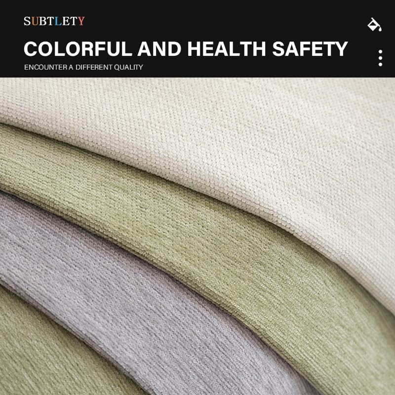 Miniatura 3 de KCCRHIN Funda de sofá de felpilla de estilo simple para sofá de 234 cojines, funda antideslizante para sofá modular, funda lavable para perros y