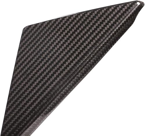 Miniatura 6 de YIWANG 100% fibra de carbono real un pilar triángulo decoración cubierta pegatina 2 unids para Ferrari 458 2011 2012 2013 2014 2016 coche Accesorios