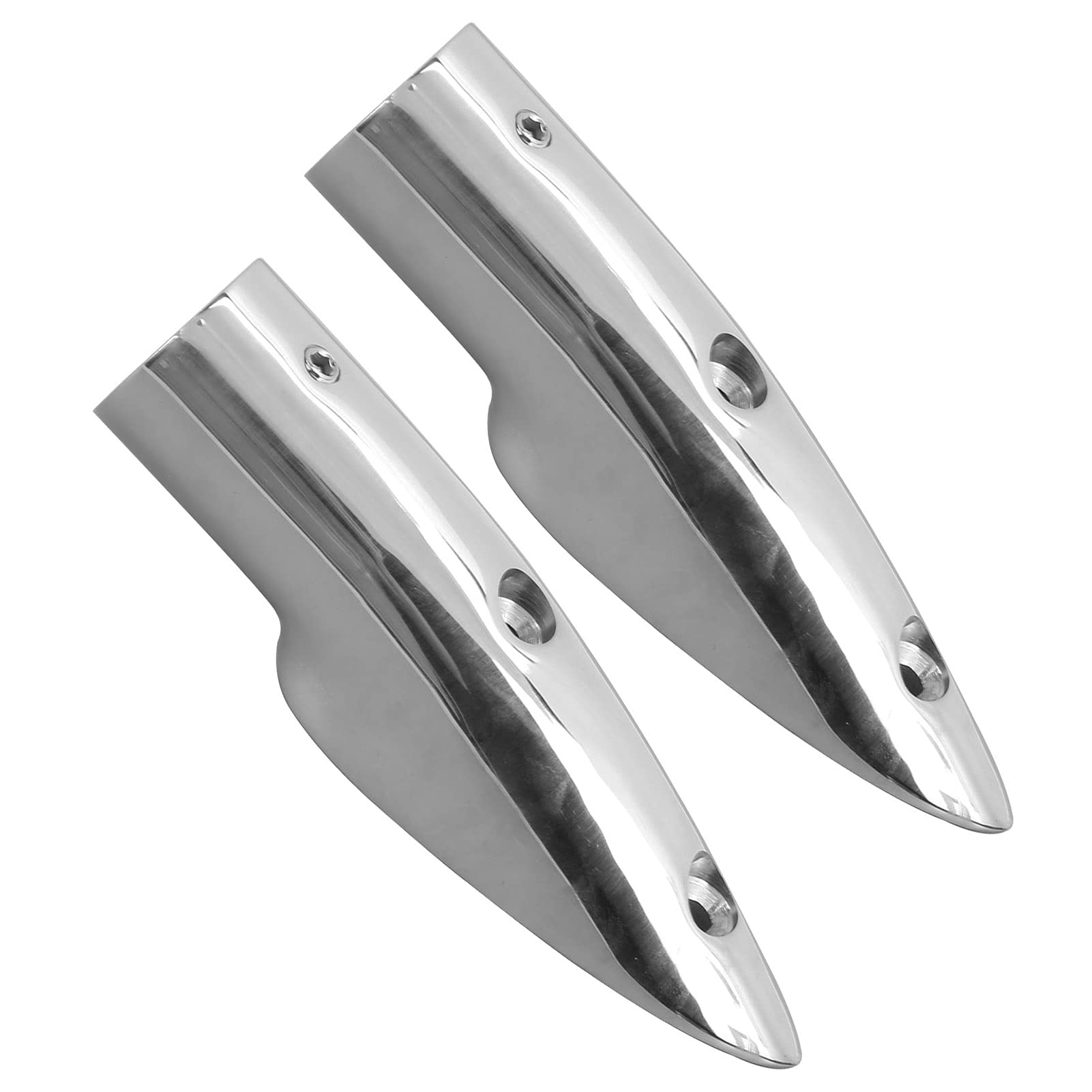 2-Pack 7/8" Handrail End Caps – 316 Stainless Steel Marine Boat Rail Accessories - View #8