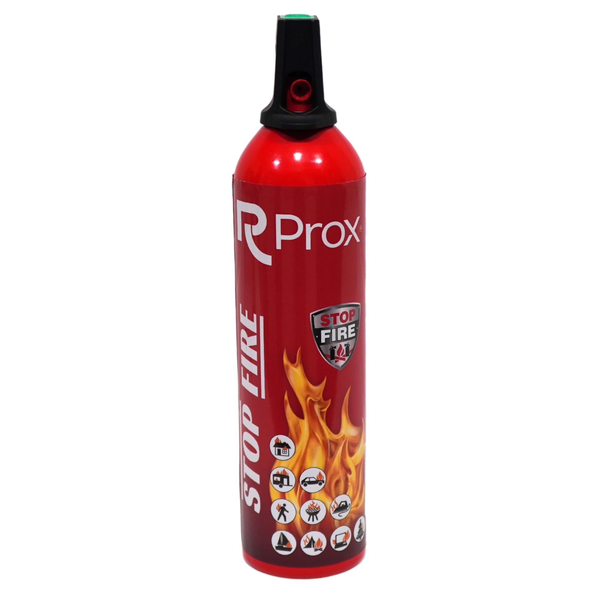 Stop Fire Extincteur d'incendie en spray multi-usages Rouge 750 mm