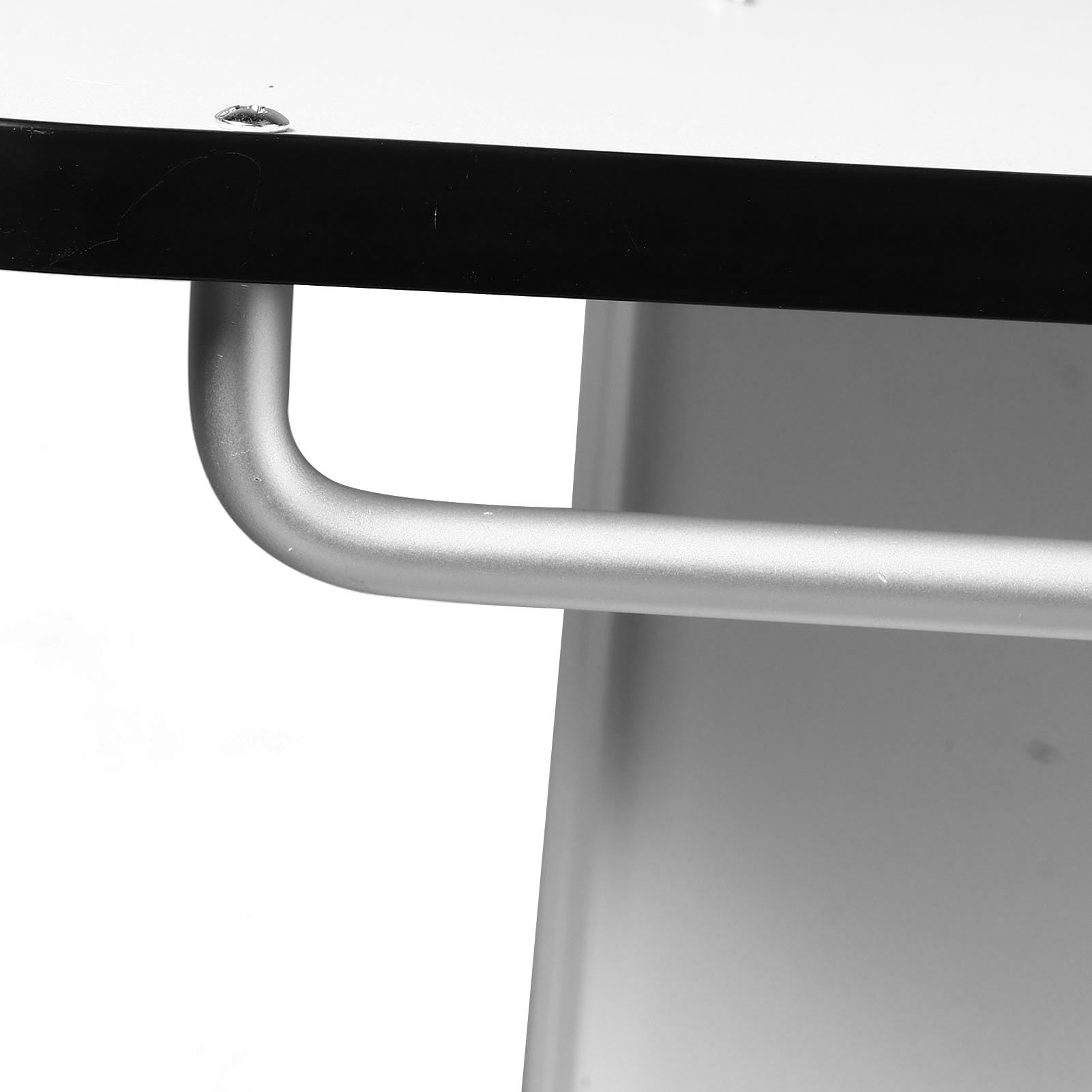 AMONIDA Wózek na Instrumenty Kosmetyczne Trwały, 3-poziomowy Wózek do Przechowywania Narzędzi o Nośności 440,9 Funta do Salonu Spa Metal PVC, Duży Rozmiar