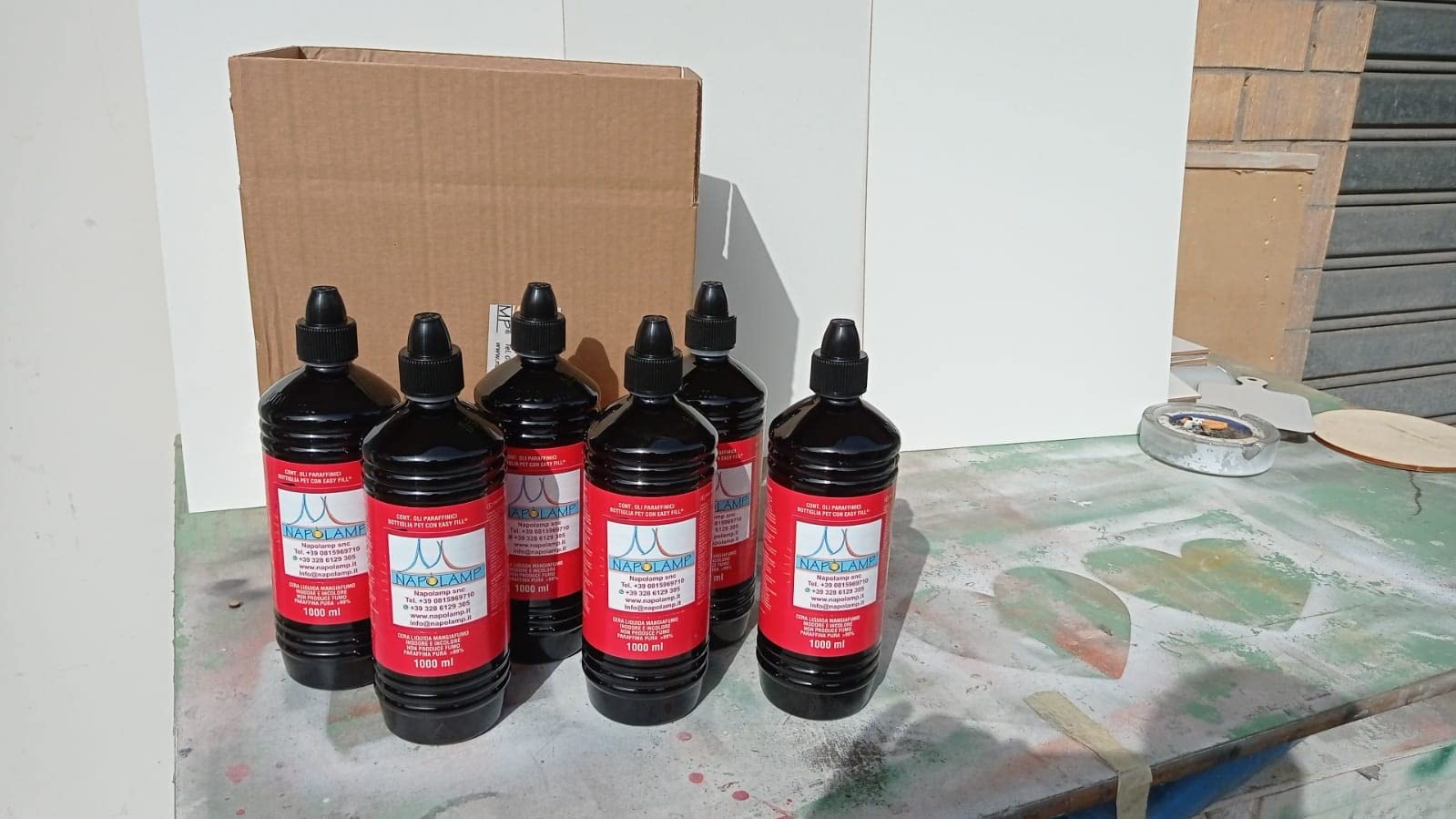 Aceite para Lámparas y Faroles. Cera líquida, 6 litros [Clase de eficiencia energética A]