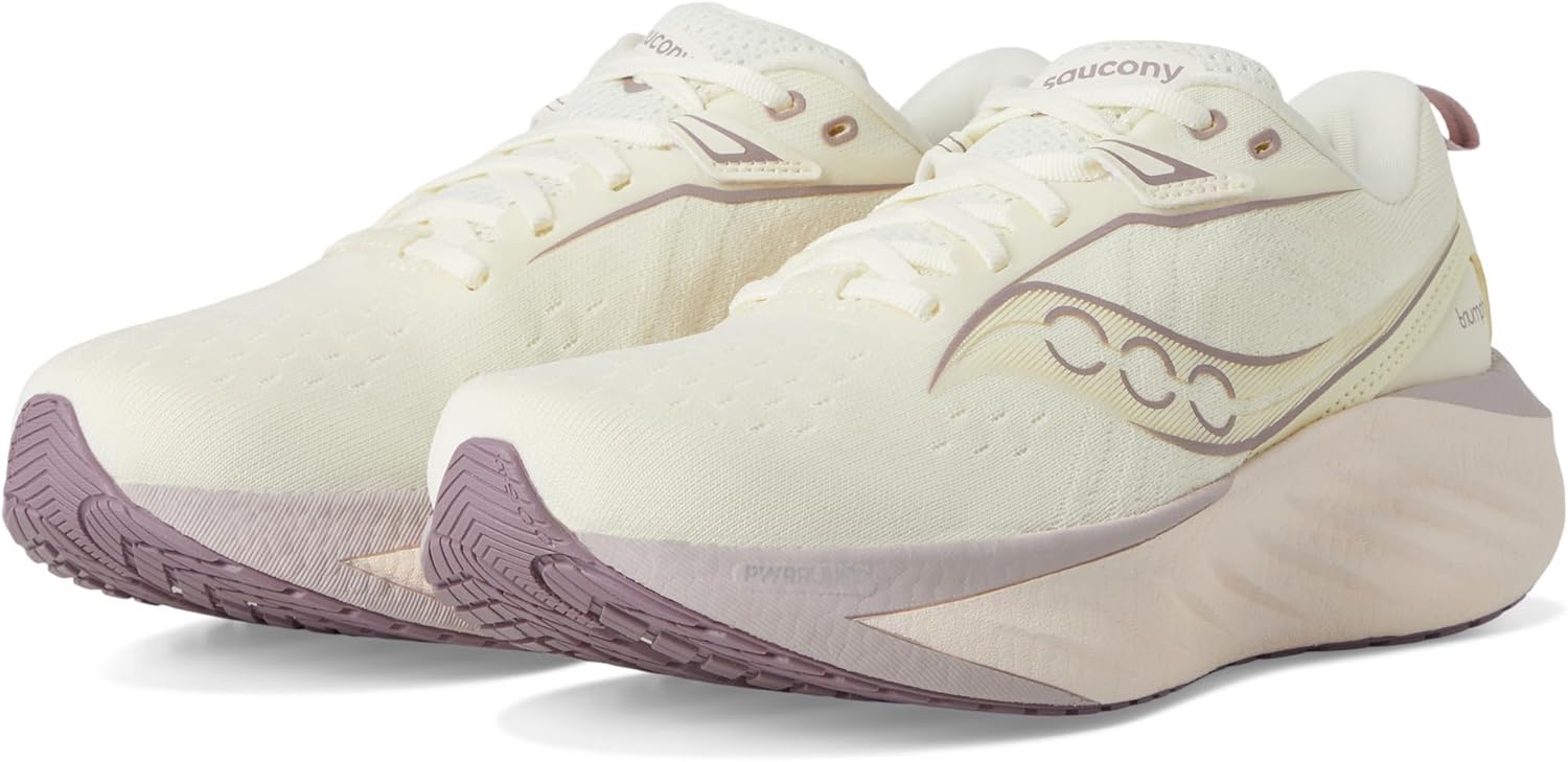 Saucony Women's Triumph 22 Sneaker, Vanilla, 12