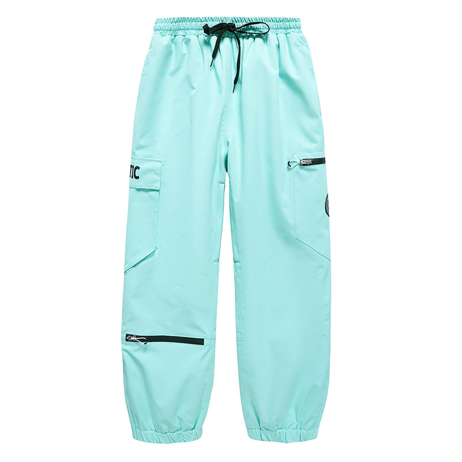Generisch Baggy - Pantaloni da sci per uomo e donna, da tavola e da sci doppia, per l'inverno all'aperto, antivento e caldi, pantaloni da sci
