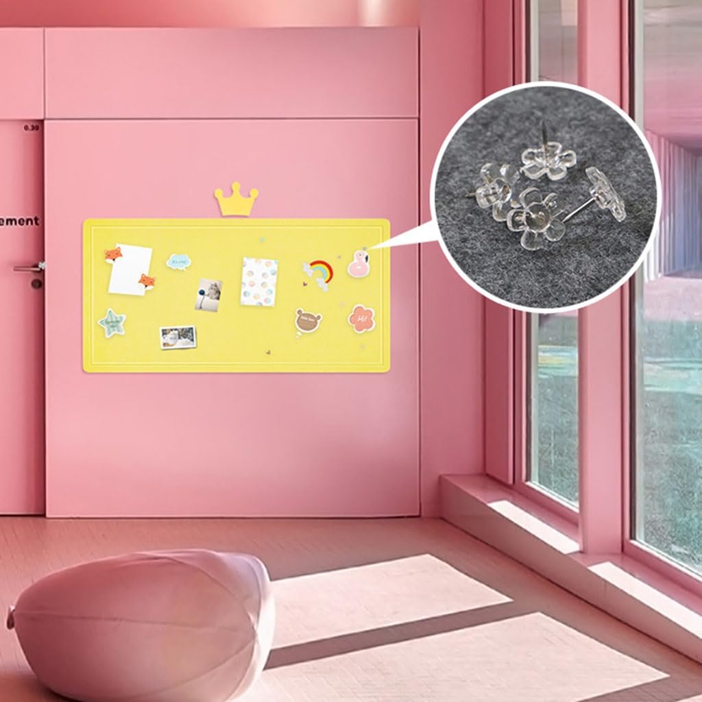 3 Bacheche In Sughero E Feltro - Lavagne Autoadesive Per Appunti E Foto - Foto 6