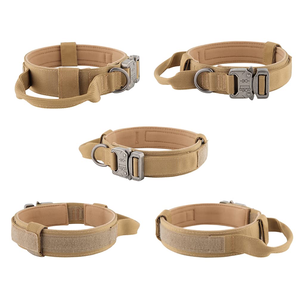 Plutus Taktisches Hundehalsband – Reflektierend, Gepolstert, Verstellbar (Hot Pink, M)