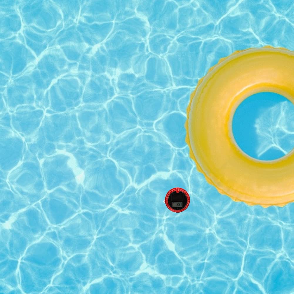 Thermomètre Flottant Sans Fil WiFi Solaire pour Piscine avec Hygromètre Numérique à Distance pour Eau